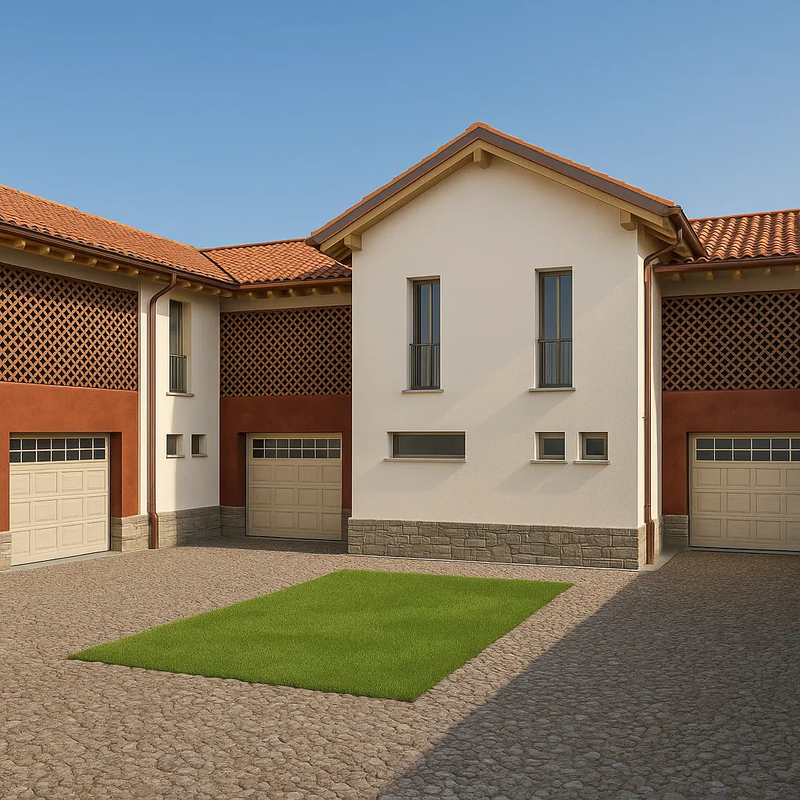 REALIZZAZIONE CORTE DI  SEI  ALLOGGI