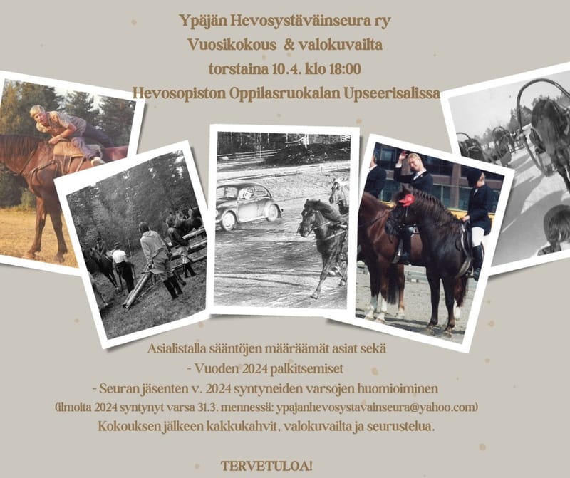 Vuosikokous ja valokuvailta