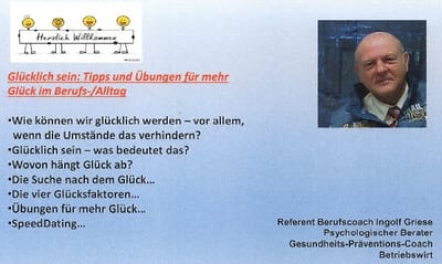 Speed-Dating Vorträge in 2h informiert! image