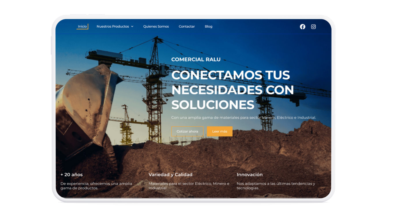 Sitios webs desarrollados últimos 6 meses