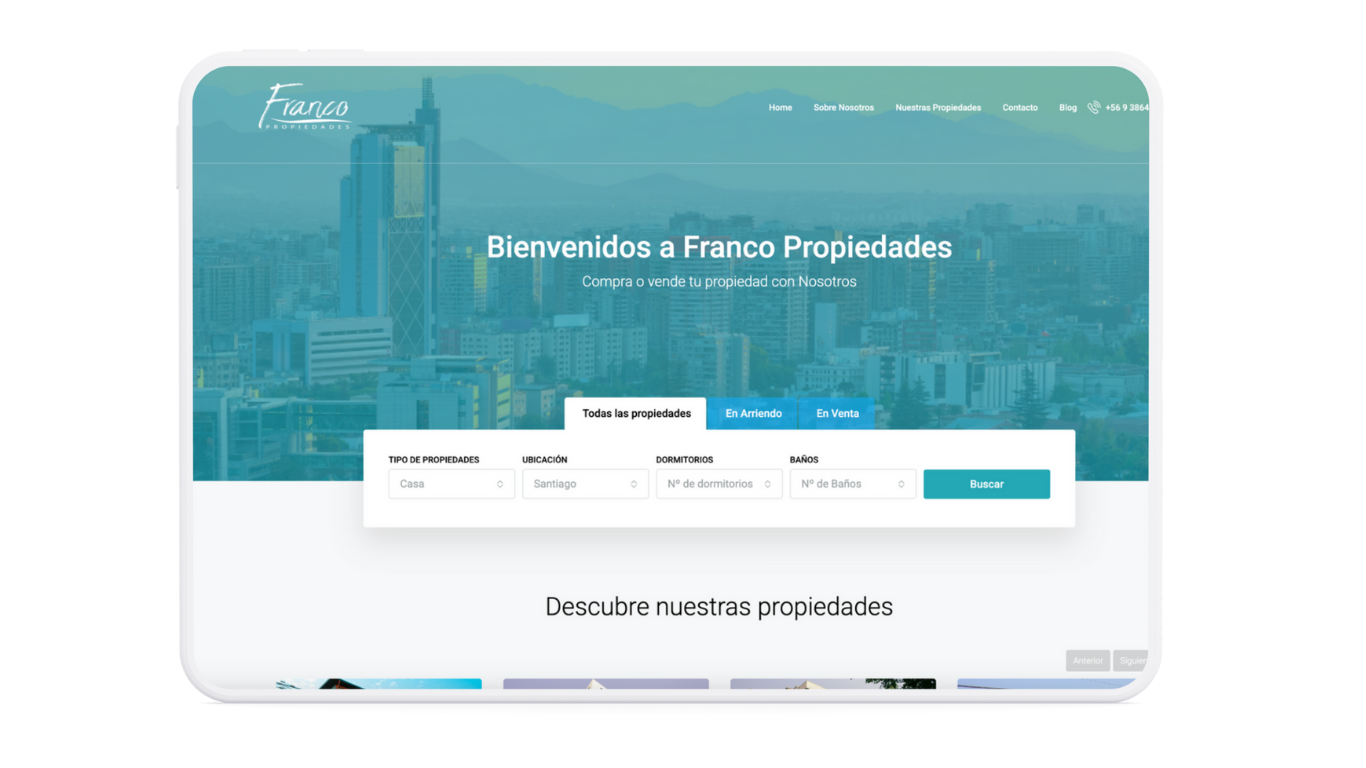 Sitios webs desarrollados últimos 6 meses