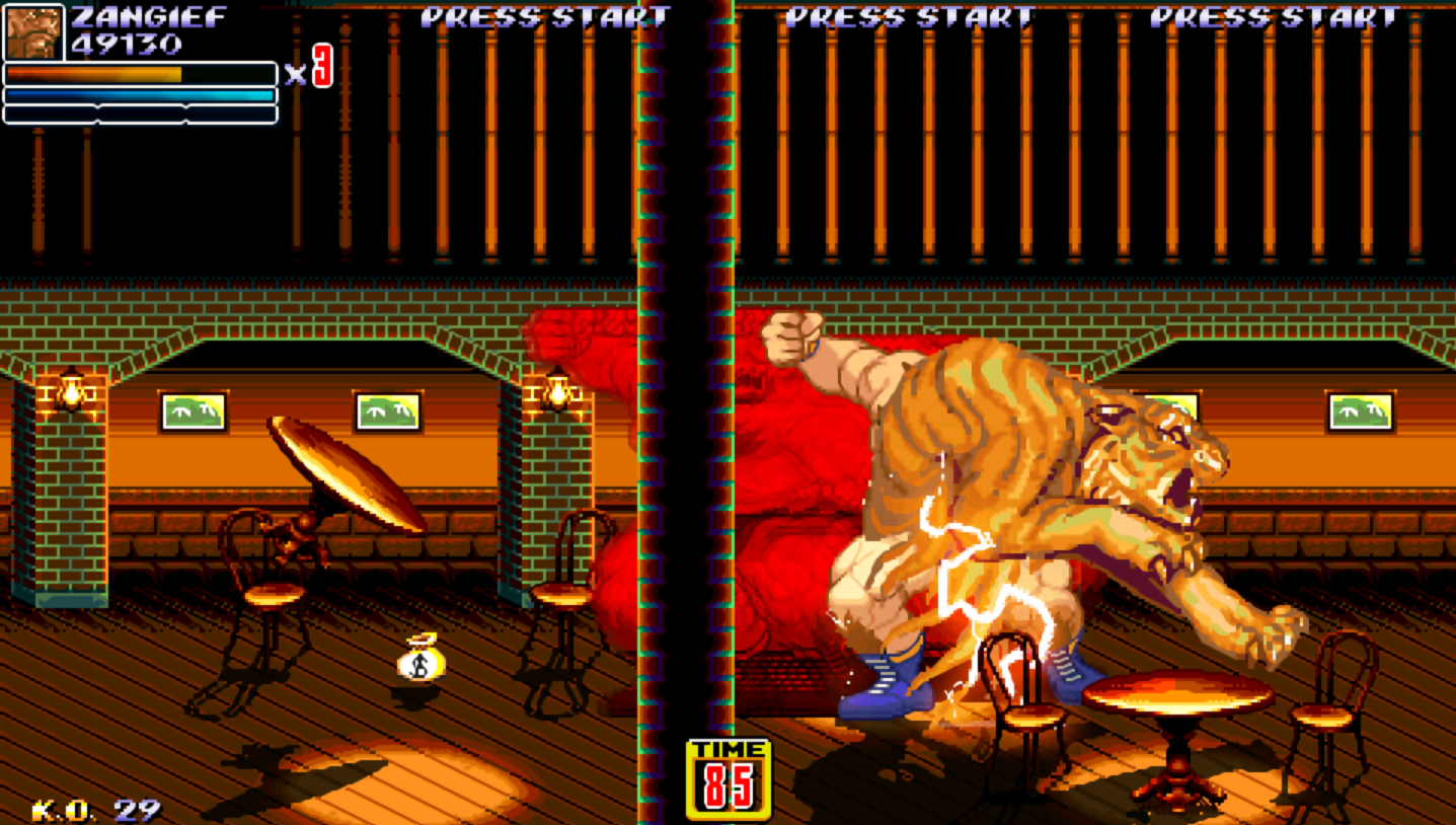  ZANGIEF'S TIGER power