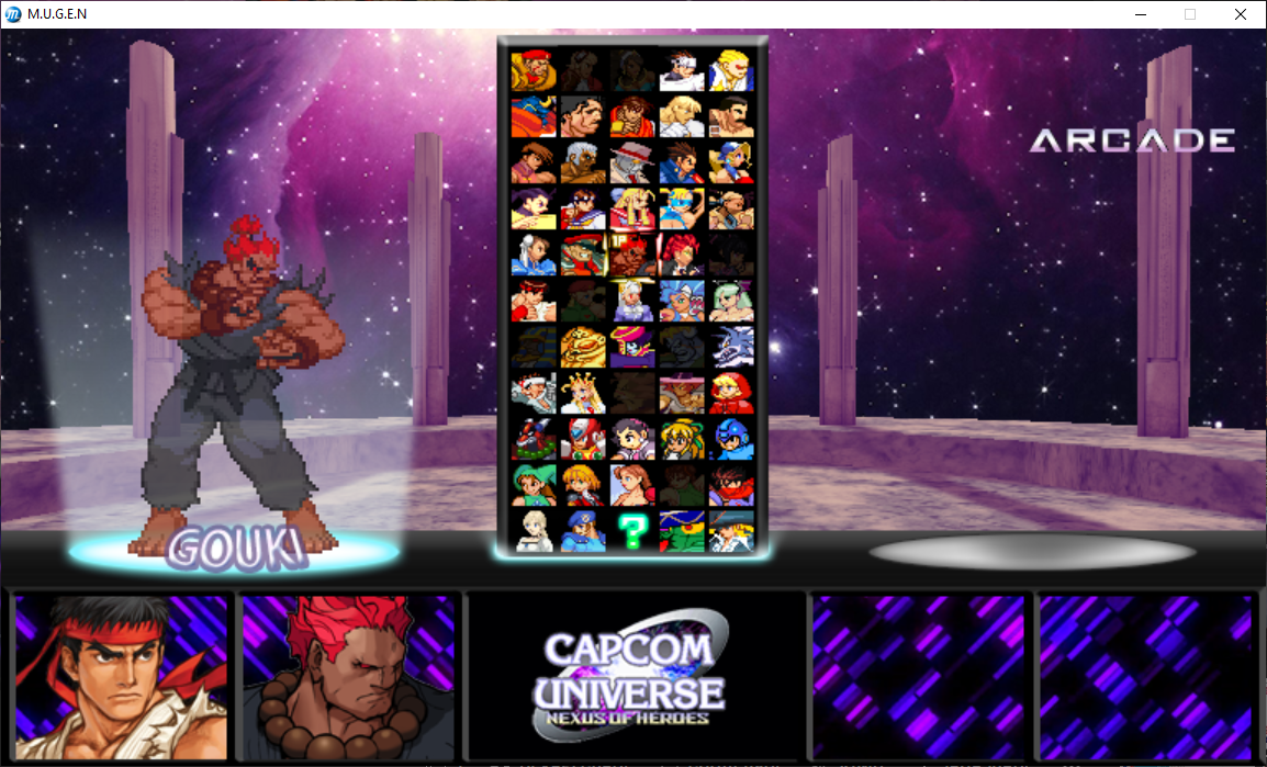 Capcom Universe Nexus Of Heroes-GOUKI-RYU