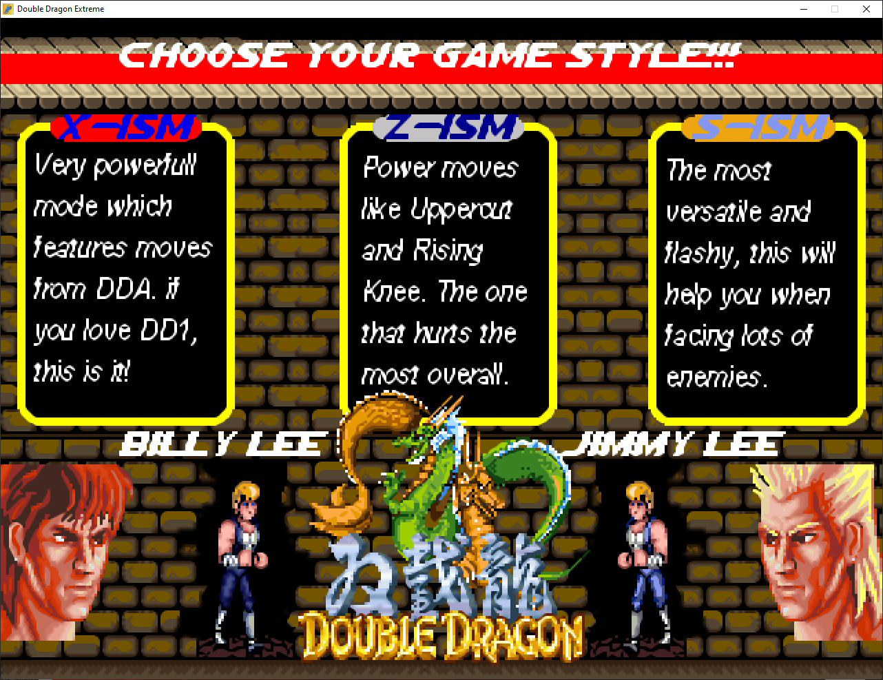 Double Dragon-Extreme-Billiy Lee-Jimy Lee