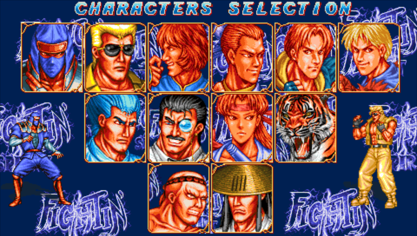 Fighting Spirit hero select