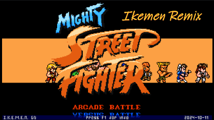 Mighty Street Fighter 2 Nes Remix Ikemen-Go