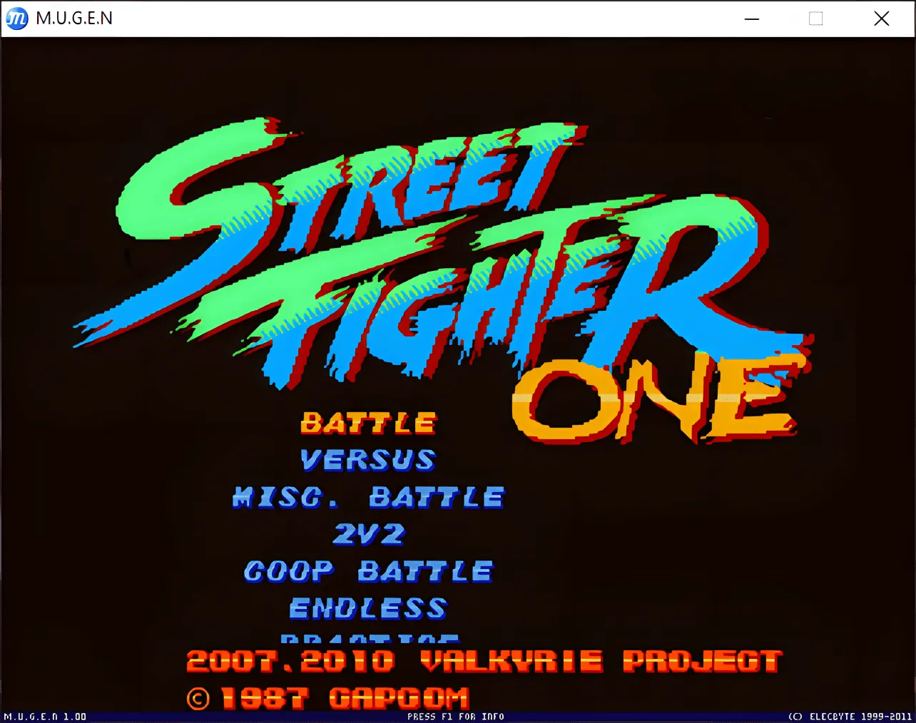 ⭐👉 Street Fighter 1 Champion Edition 2024: A Game by LM10TF2