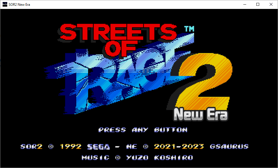 Streets of Rage 2: Nova Era