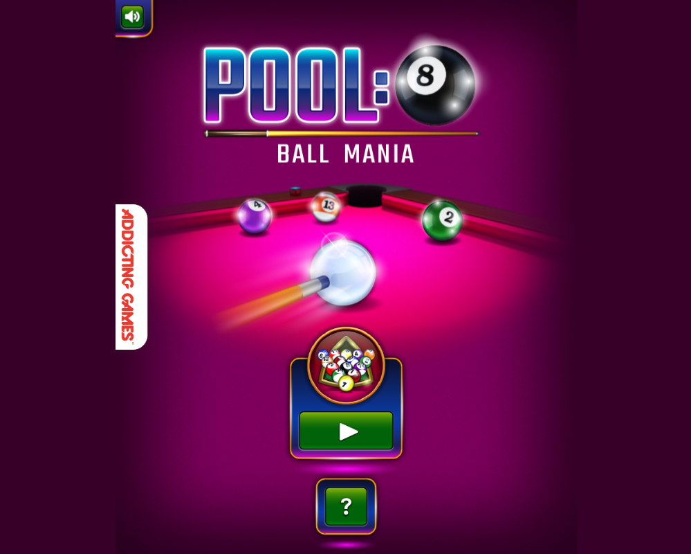 Pool: 8-Ball Mania html5 game