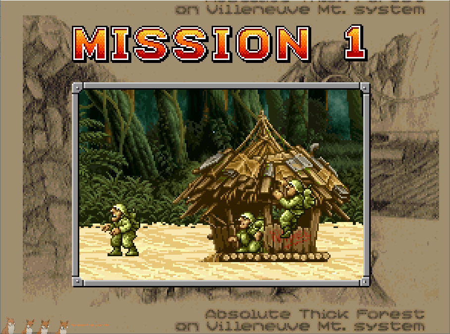 Metal Slug 1.5X-mission 1-game maker