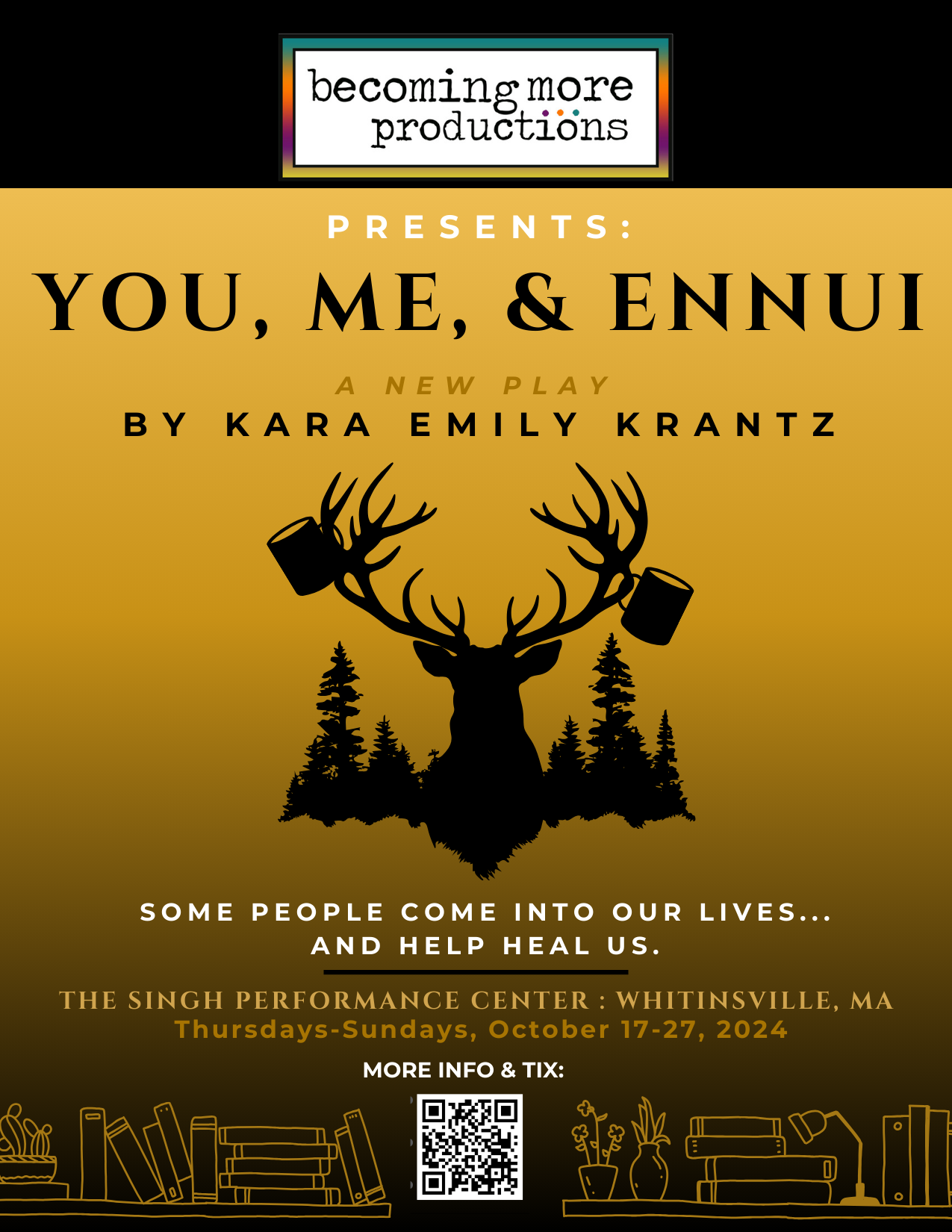 "You, Me & Ennui" - by Kara Emily Krantz - Becoming More Productions (Whitinsville, MA.)