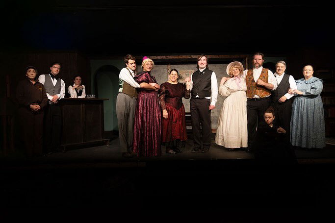 "Mrs. Bob Cratchit's Wild Christmas Binge" - by Christopher Durang - Worcester County Light Opera Company (Worcester, MA.) - REVIEW