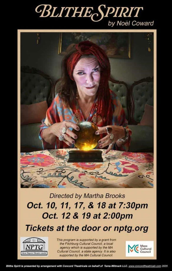 "Blithe Spirit" - by Noël Coward - New Players Theatre Guild (Fitchburg, MA.)