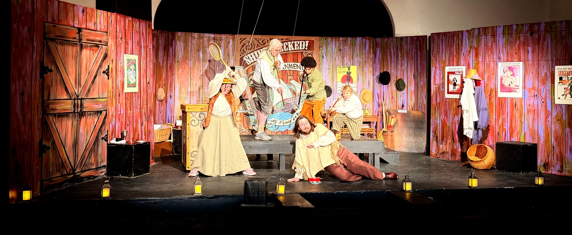 "Shipwrecked!" - by Donald Margulies - New Players Theatre Guild (Fitchburg, MA.) - REVIEW