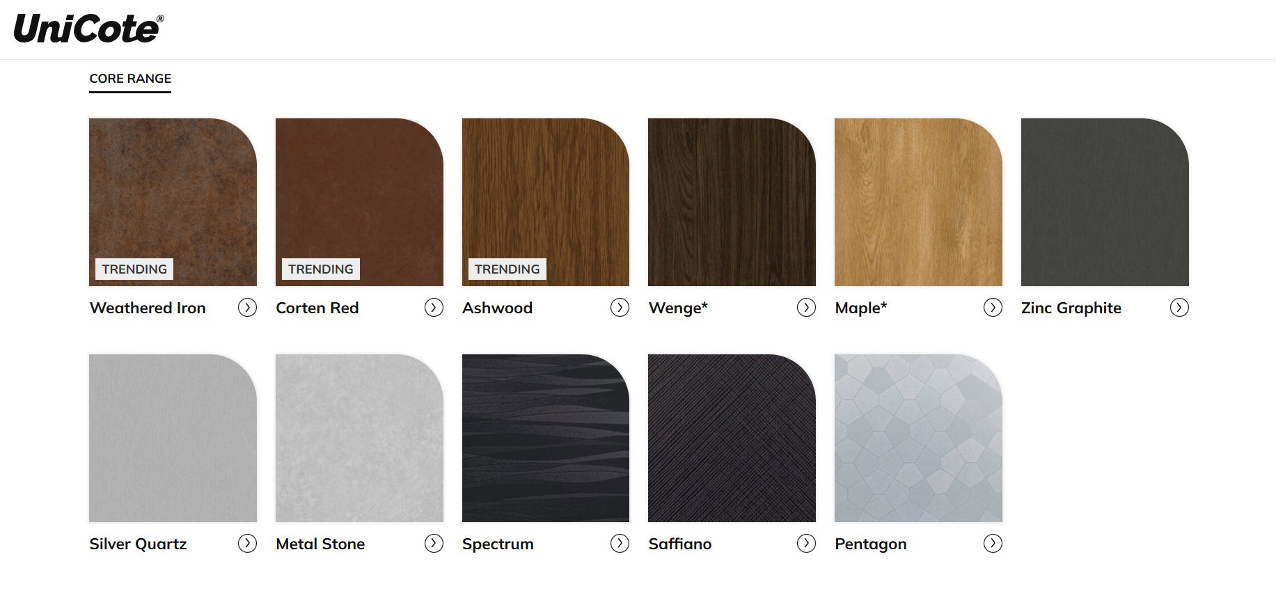 UniCote LUX Signature Range