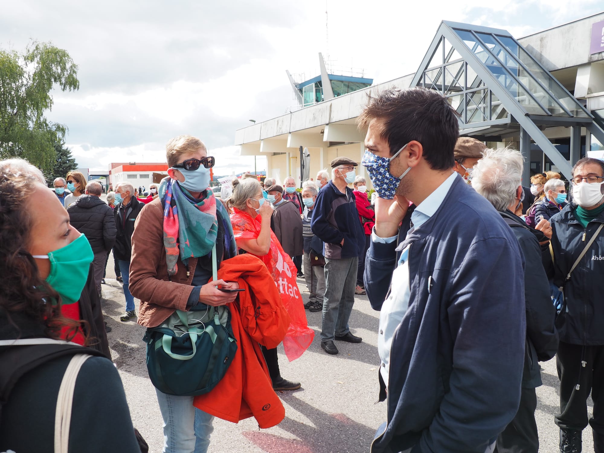 Claire Lepan et Antoine Grange, élus du collectif 