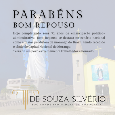 Parabéns Bom Repouso!