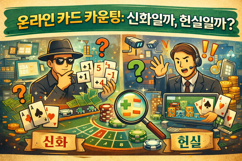 온라인 카드 카운팅: 신화일까, 현실일까?