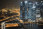 Aerial view of Marina Bay Financial Centre, Singapore, at night - 20121010.jpg