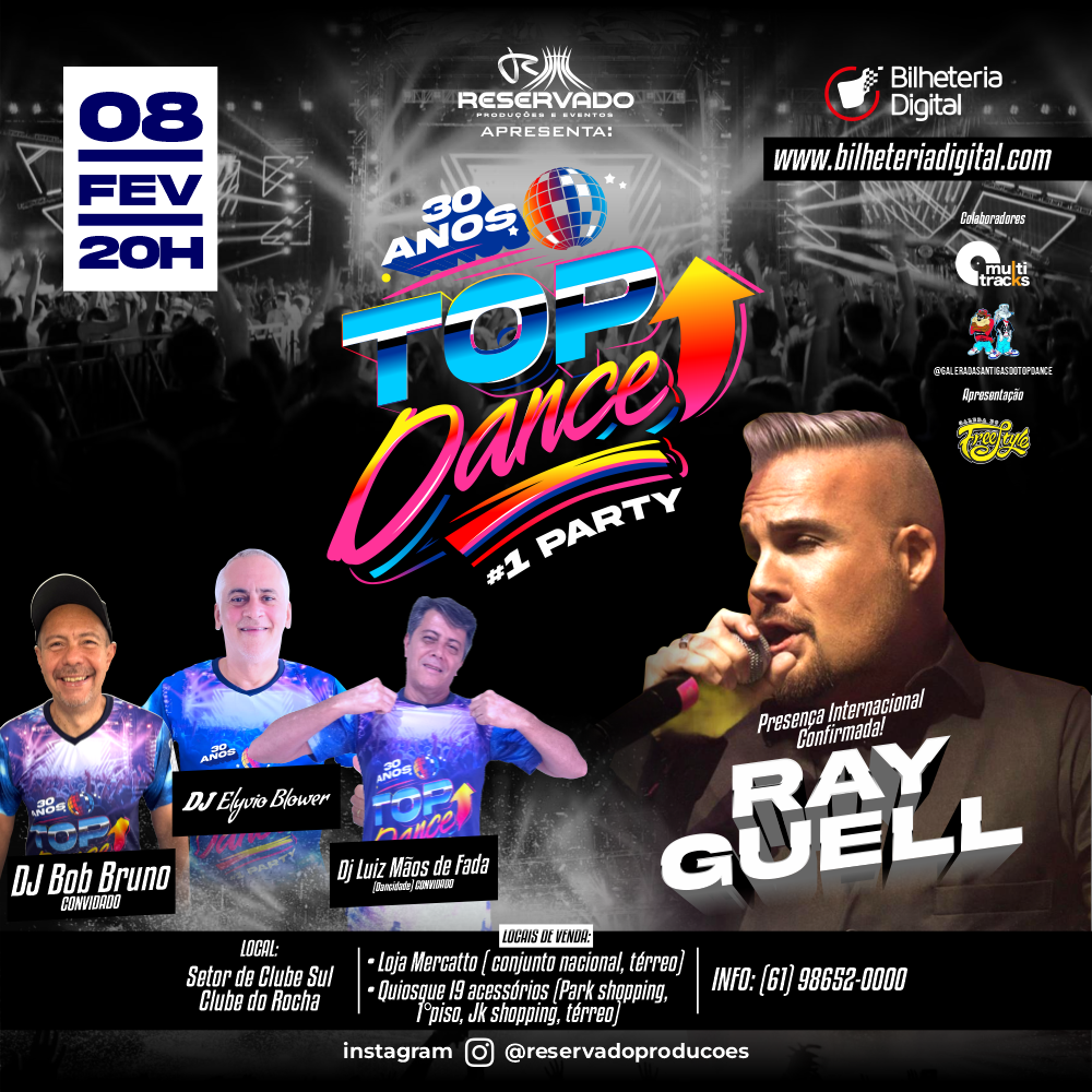 Top Dance 30 Anos: A festa que marcou gerações está de volta!