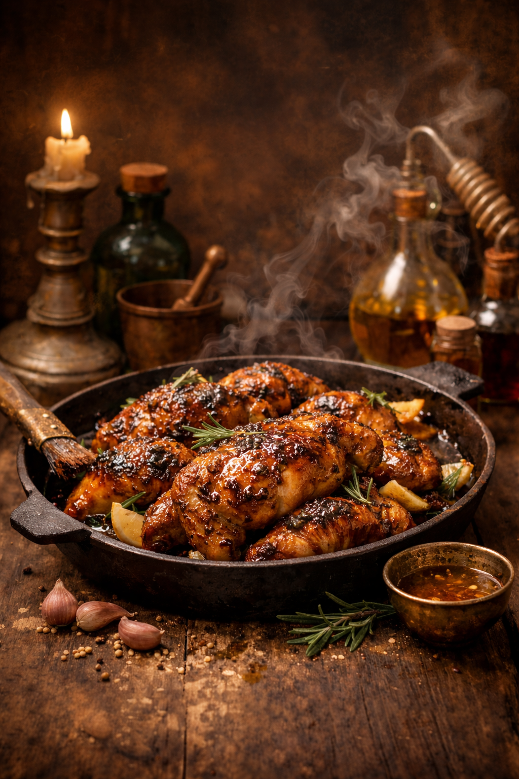 Poulet rôti “alchimiste” (four ou poêle)