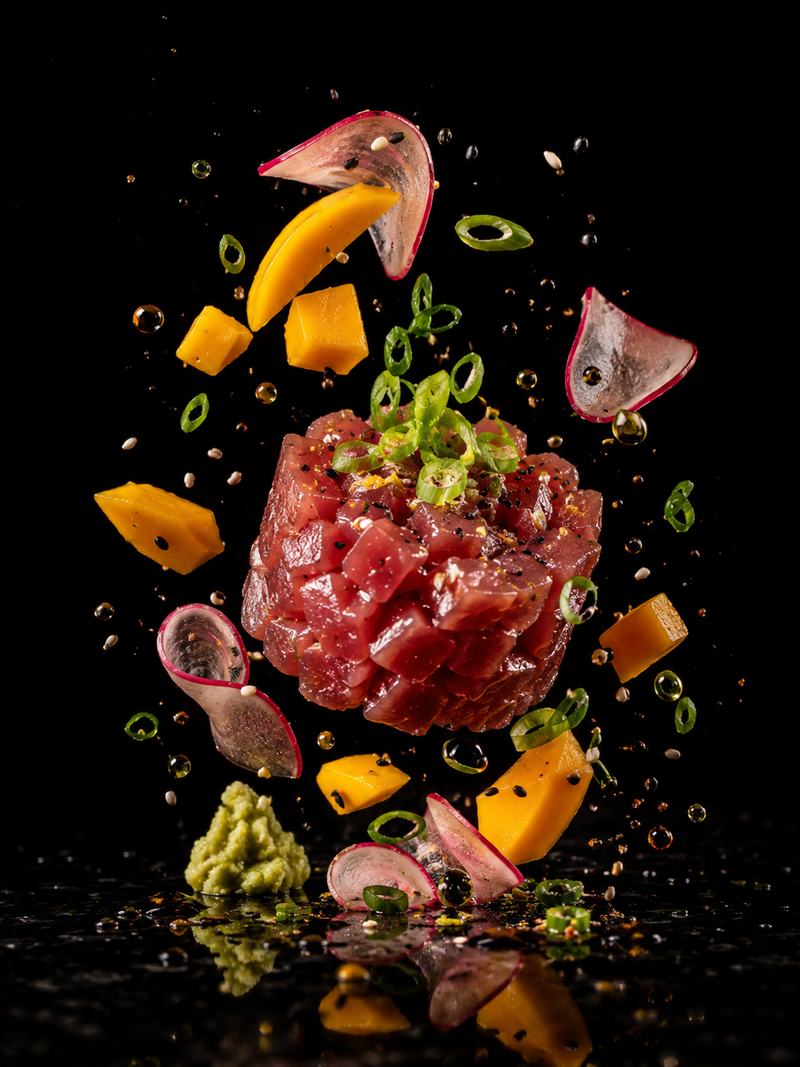 Tartare de thon rouge, mangue & soja