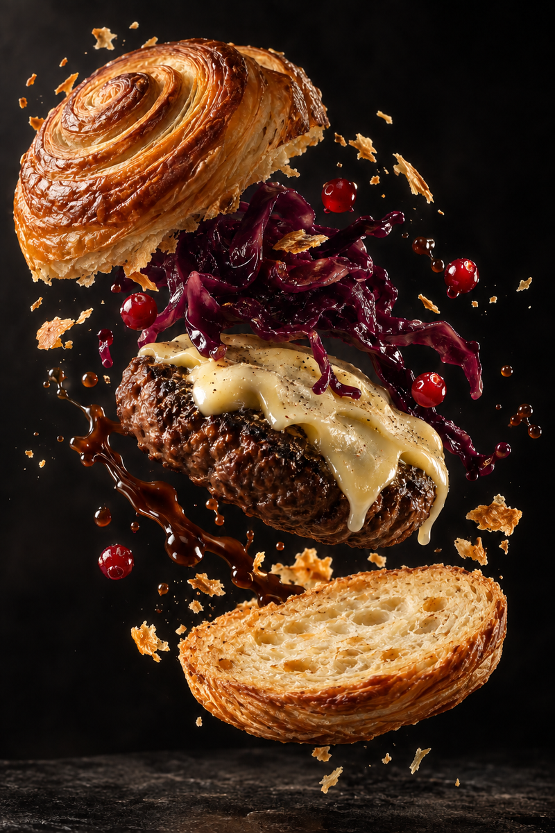 Hunter Burger, cerf & raclette de l’Étraz