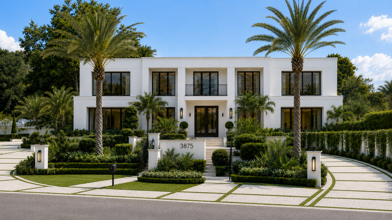 LUXURY LANDSCAPE ARCHITECTURE IN FLORIDA