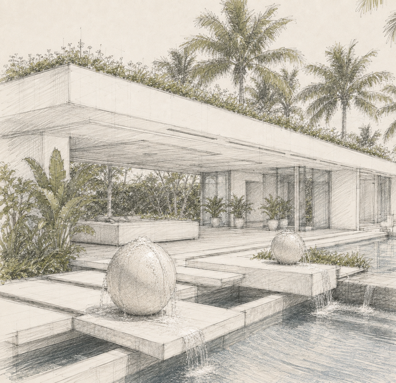 LUXURY RESIDENTIAL LANDSCAPE ARCHITECTURE IN FLORIDA & CARIBBEAN