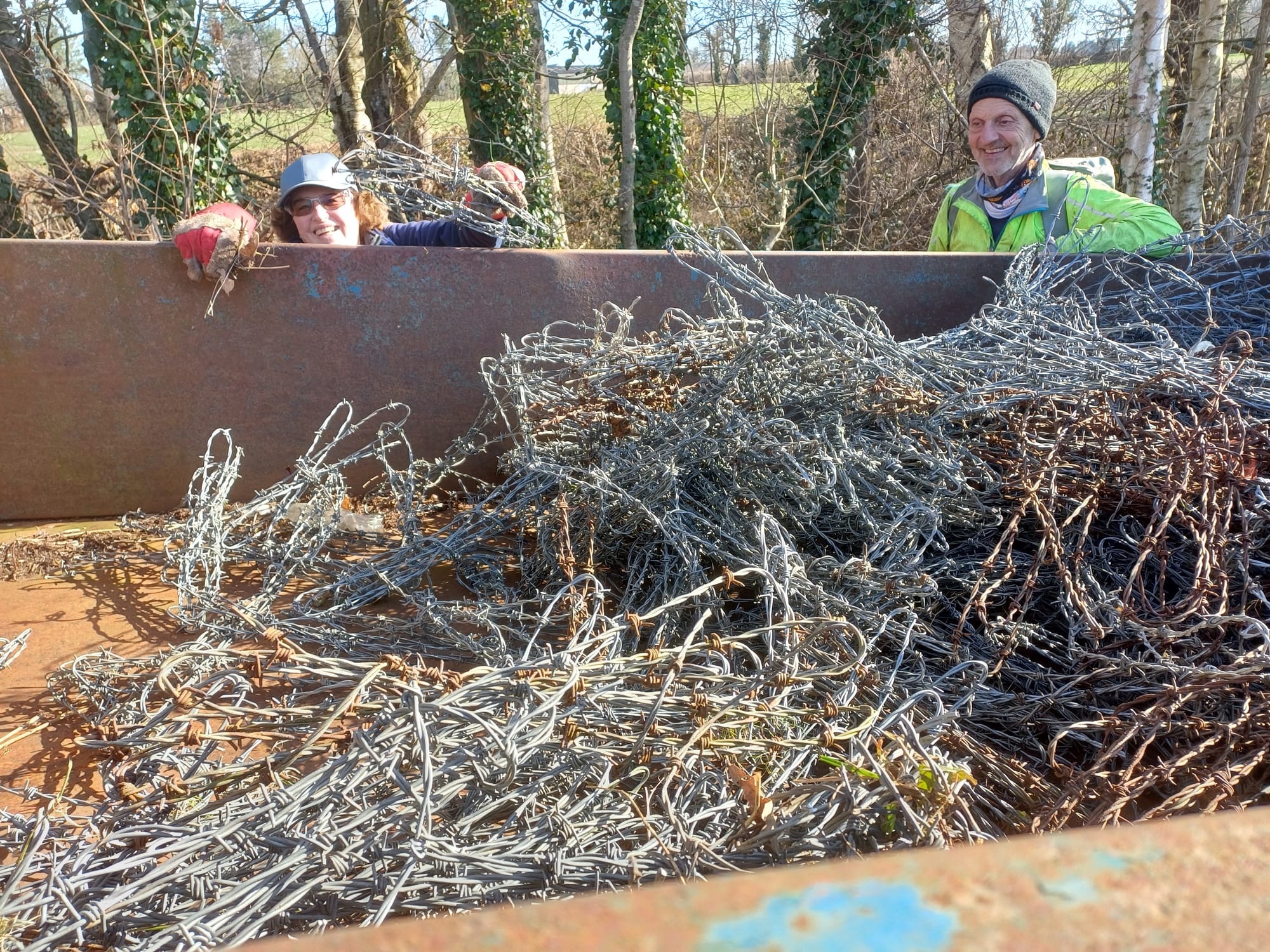 Partial load of wire