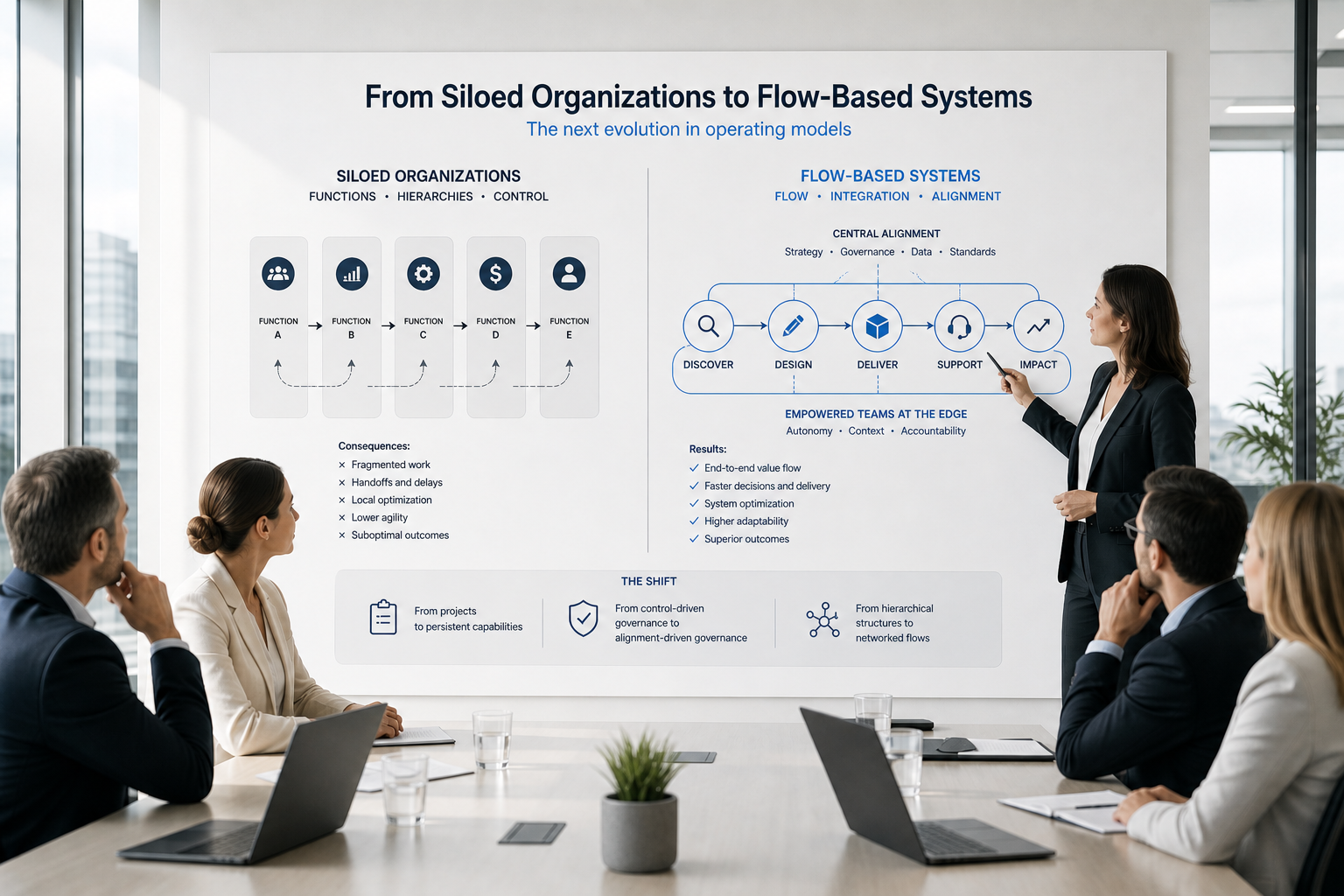 From Siloed Organizations to Flow-Based Systems