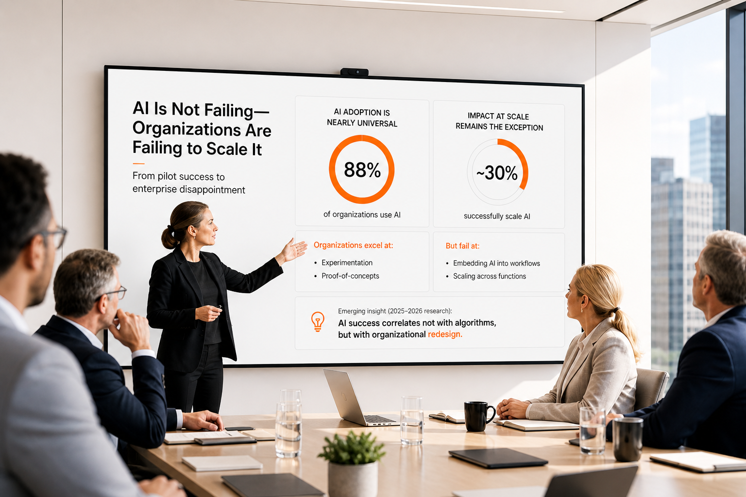 AI Is Not Failing—Organizations Are Failing to Scale It
