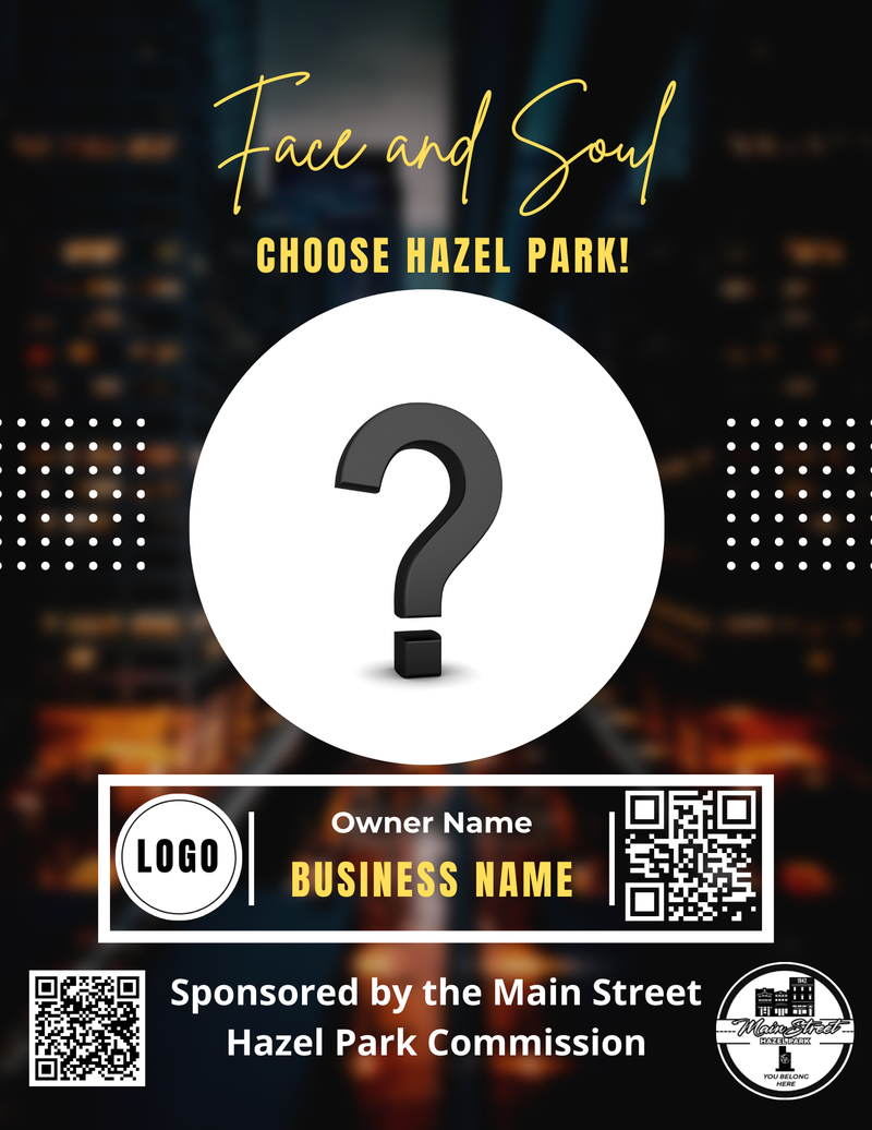 Main Street Hazel Park Flyer Design