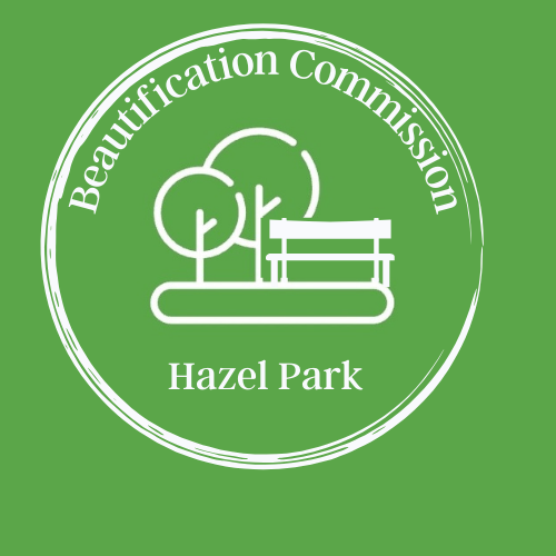 Logotipo de la Comisión de Embellecimiento de Hazel Park