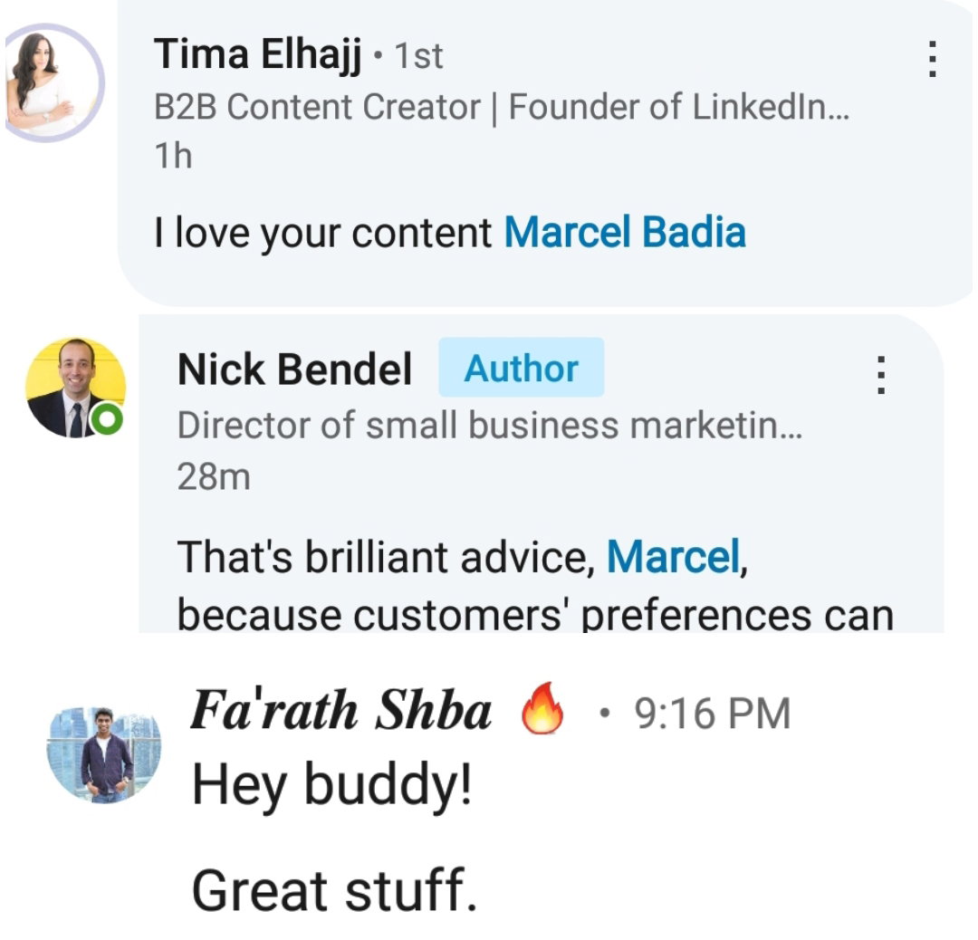 Lo que dice la gente