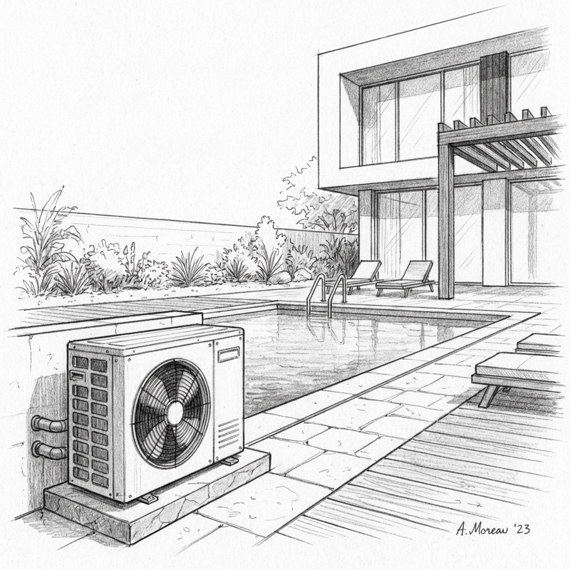 Pompe à chaleur de piscine