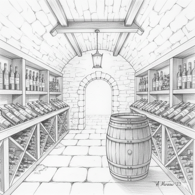 Installation de cave à vin