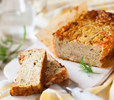 Déjeuner / Dîner : Cake thon courgette