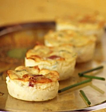 Mini quiches sans pâtes (pour 2 plaques)
