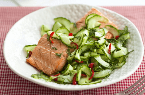 Cucumber, chilli and dill salad recipe