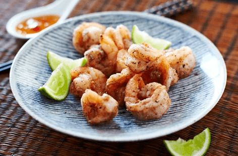 Salt and pepper prawns  recipe