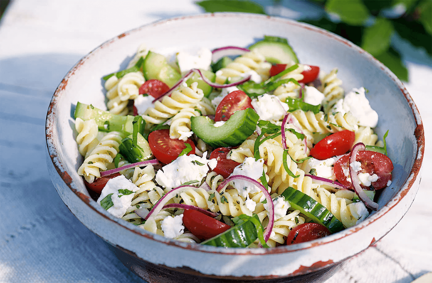 Greek pasta salad recipe