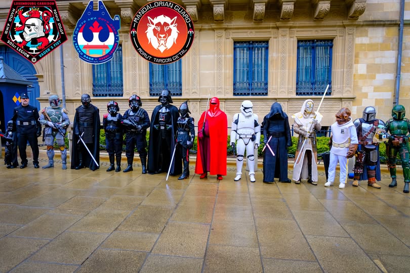 Les membres de la
501st Luxembourg Garrison