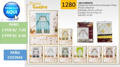 CORTINAS DE COCINA