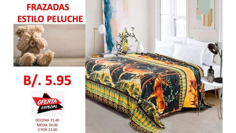 FRAZADAS ENTREGA INMEDIATA
