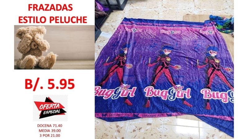 FRAZADAS ENTREGA INMEDIATA