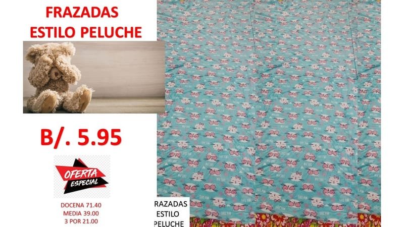 FRAZADAS ENTREGA INMEDIATA