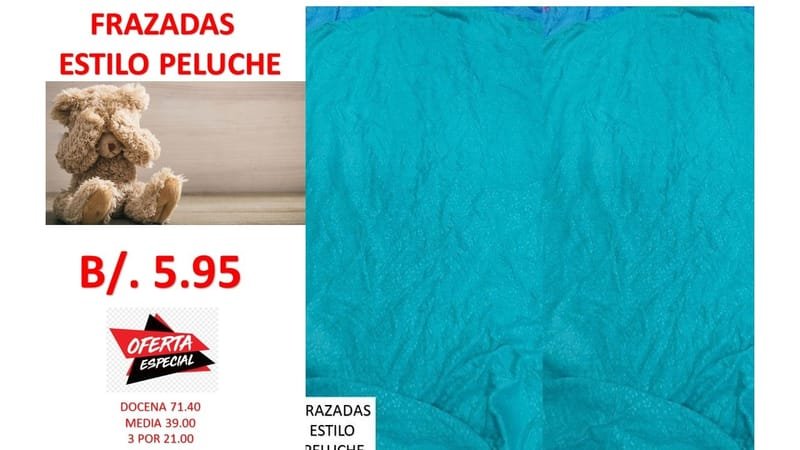 FRAZADAS ENTREGA INMEDIATA