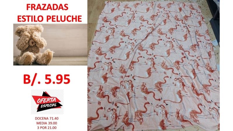 FRAZADAS ENTREGA INMEDIATA