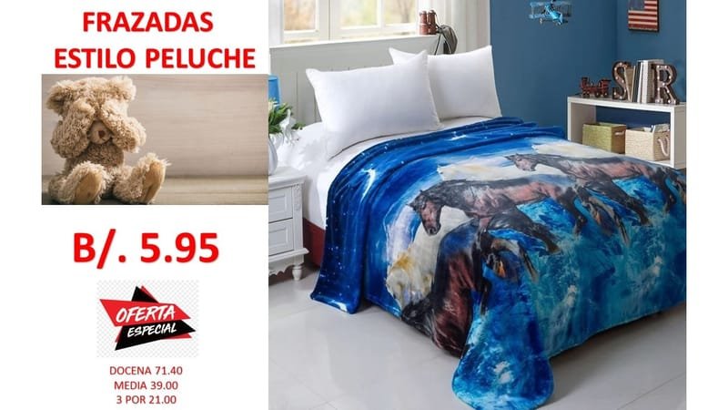 FRAZADAS ENTREGA INMEDIATA